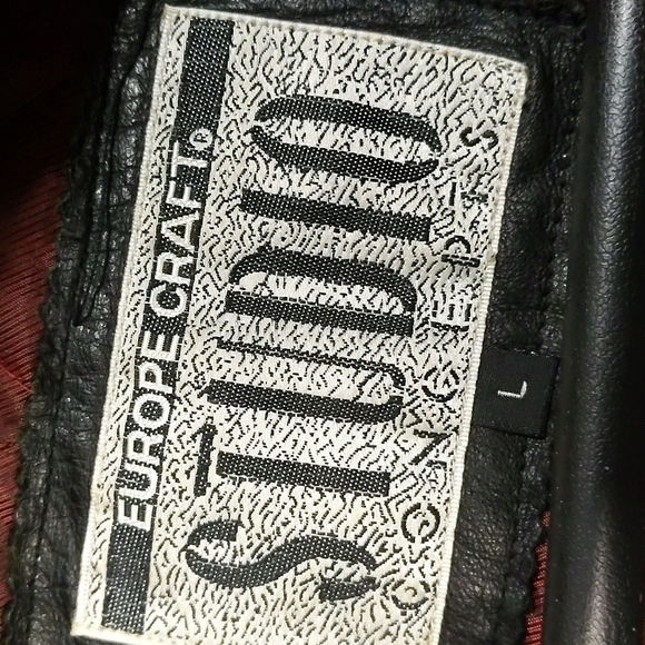 Vintage 80s Europe Craft Leather Jacket – Genuine Leather, Classic Cut, Size LG - Picture 10 of 12